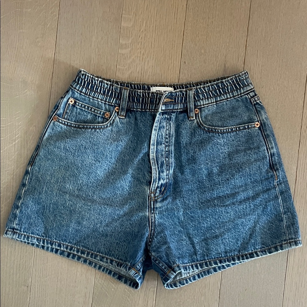 Still here Blue denim Shorts - Ames